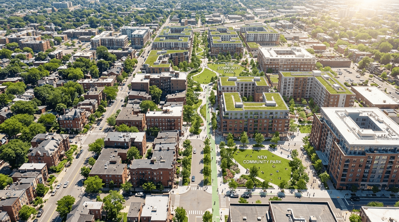 Visualizar un proyecto urbano en su contexto real con IA